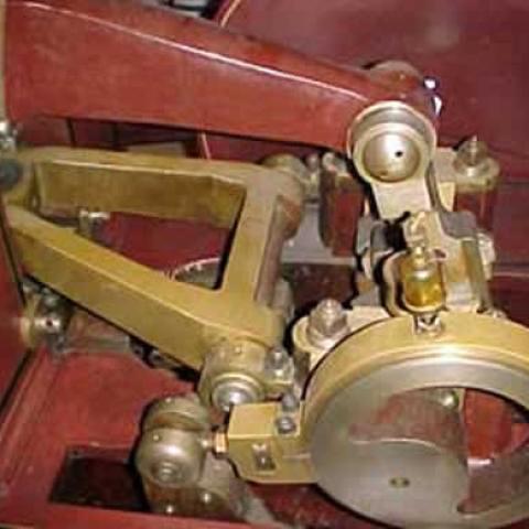 Close-up view of Coin Press