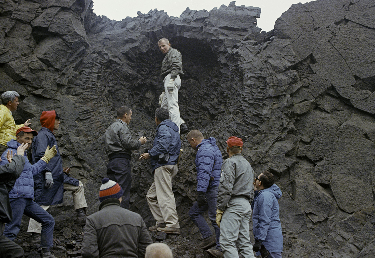 astronauts in Iceland