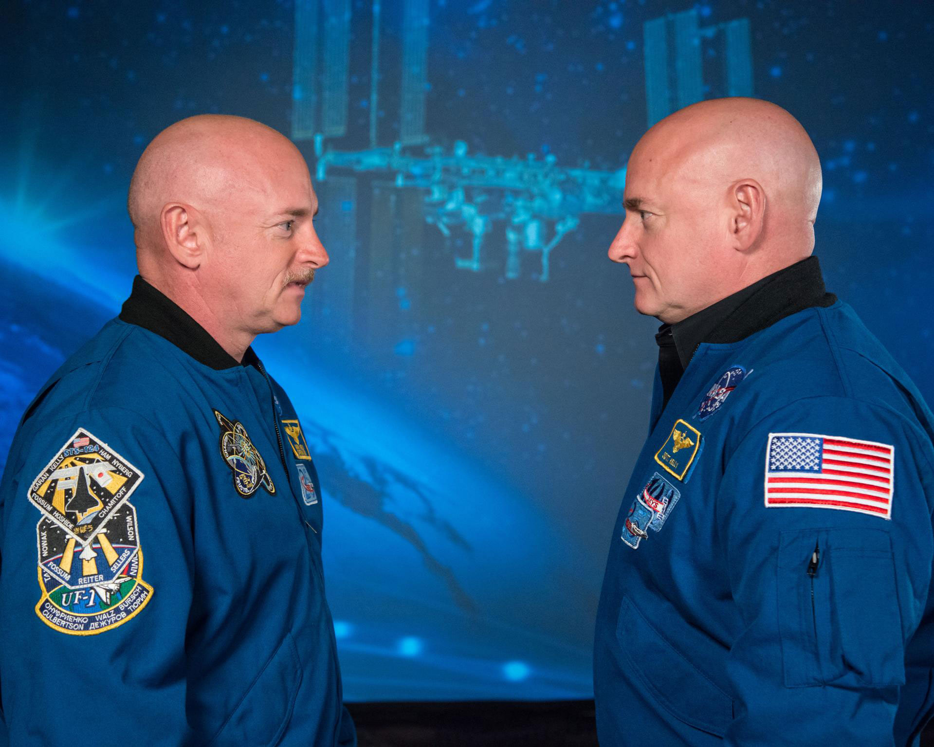astronauts Scott and Mark Kelly