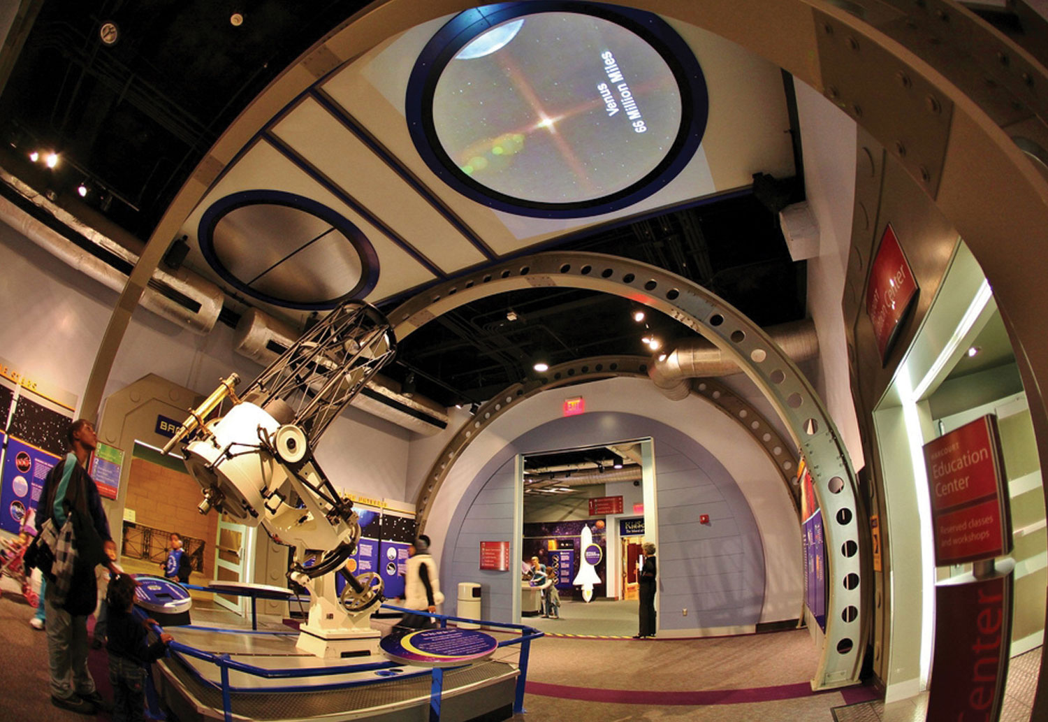 Space Command exhibit at the Franklin Institute.