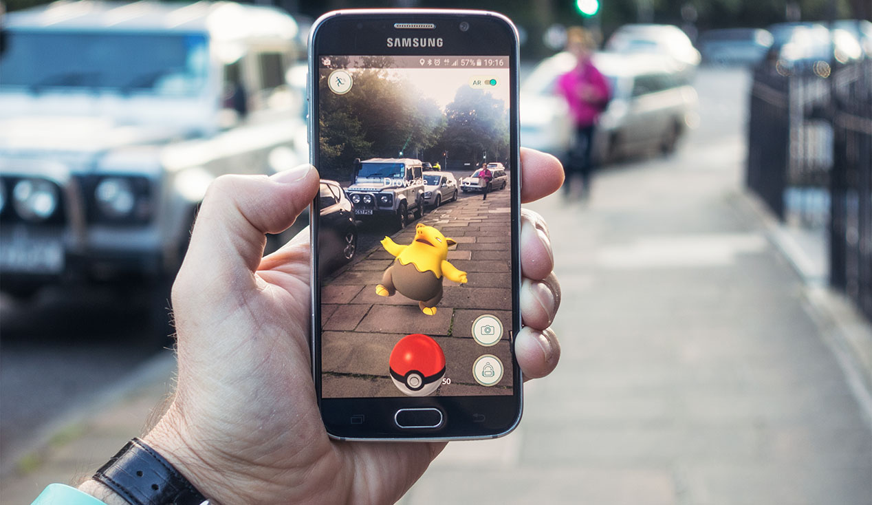 Augmented Reality Pokemon on the Street