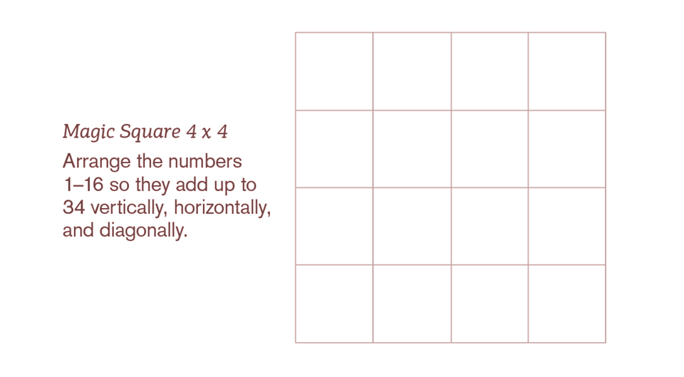 Magic Squares 4x4