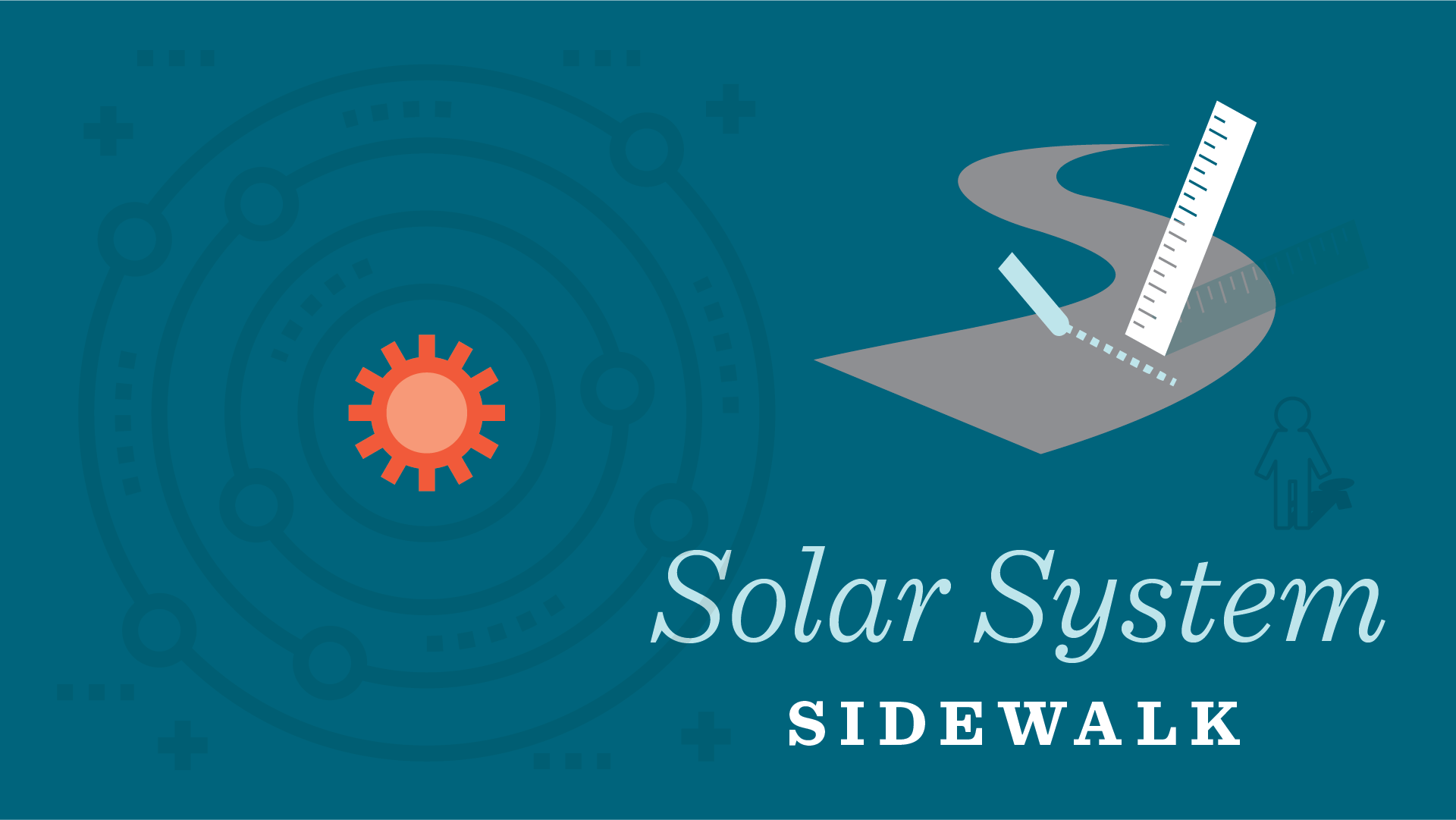 Sidewalk Solar System - Science Recipe Card