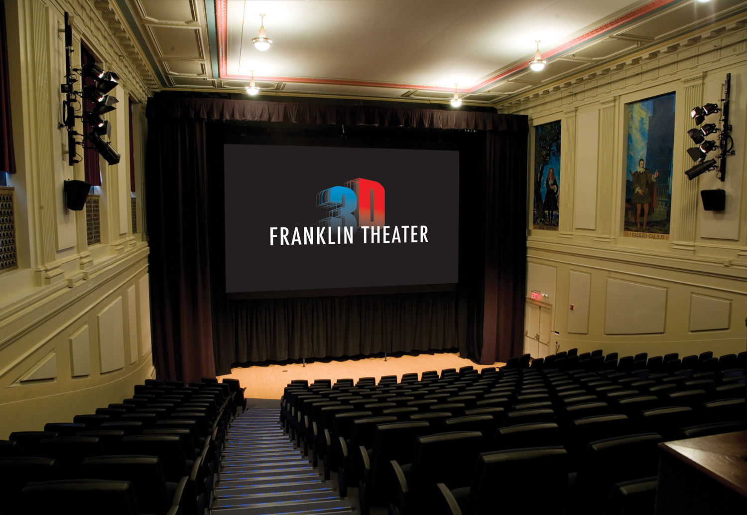 The Franklin 3D Theater at The Franklin Institute.