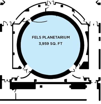 Fels Planetarium Floor Plan