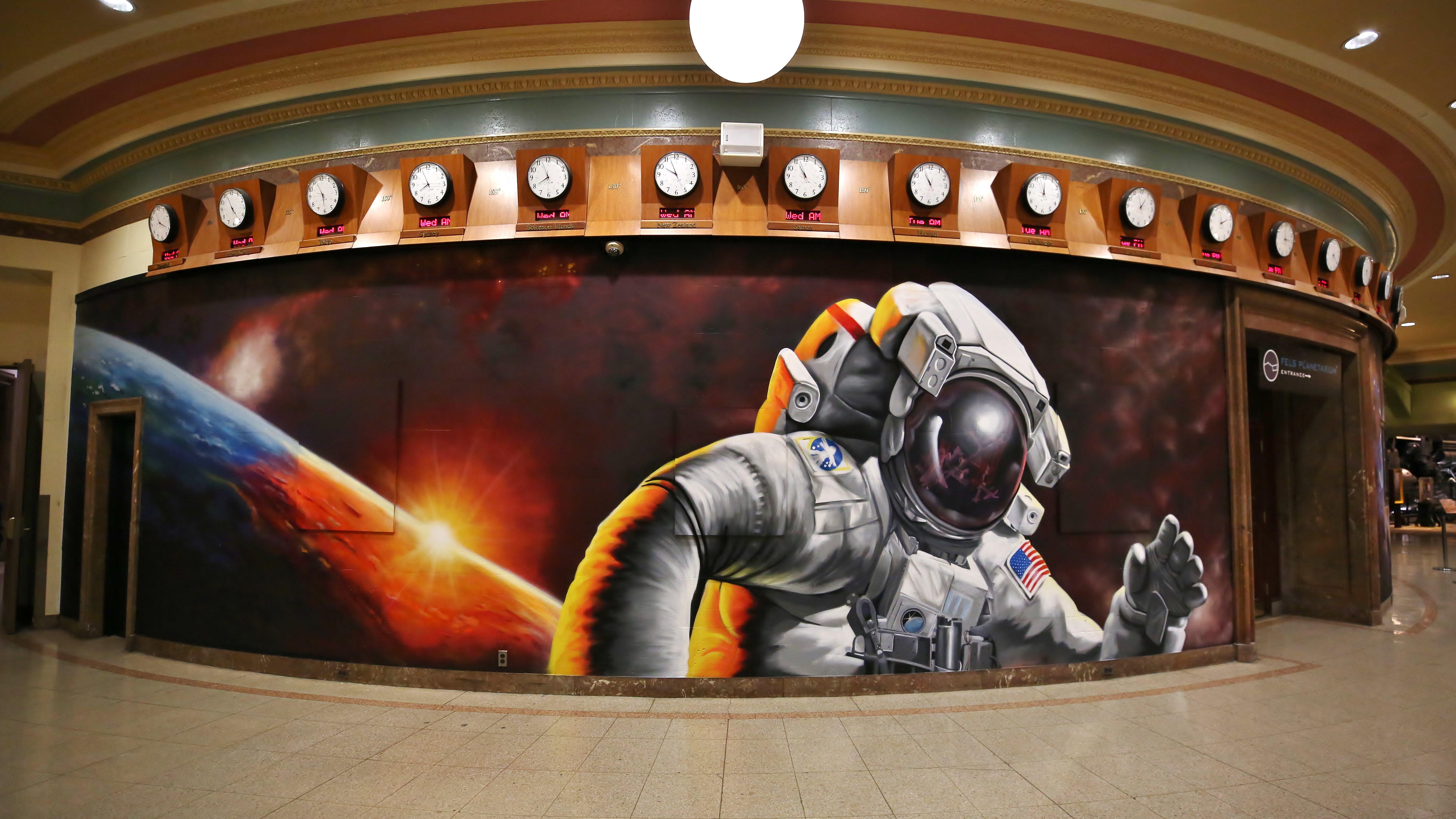 Planetarium Hallway Mural 