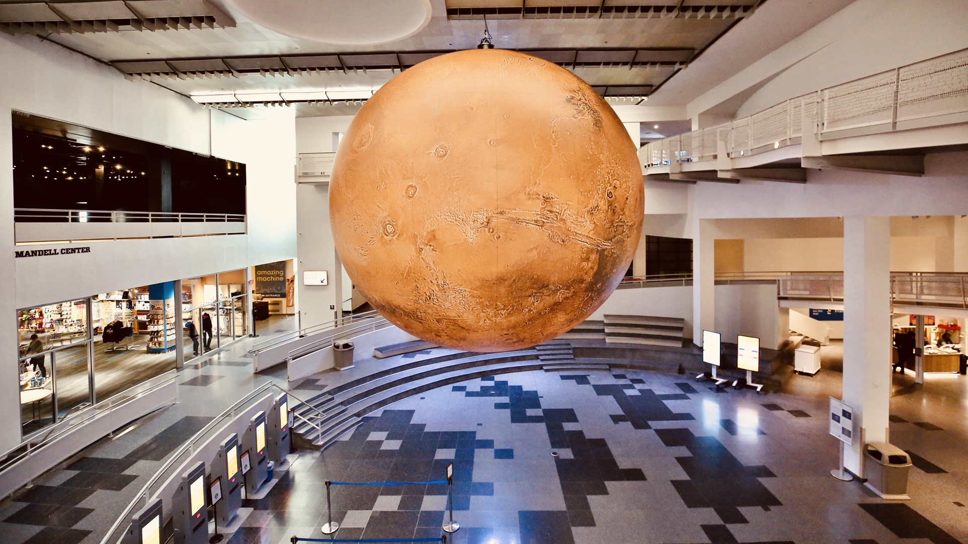 Mars, by UK artist Luke Jerram