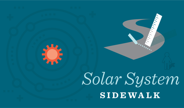 Sidewalk Solar System - Science Recipe Card