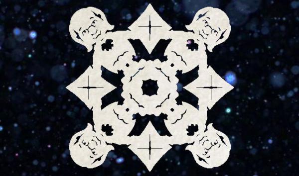 snowflake cutout