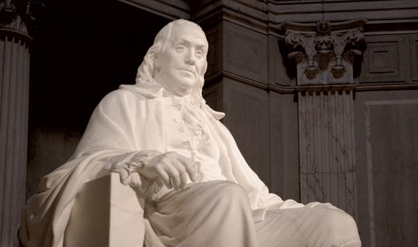 Benjamin Franklin Memorial Statue 