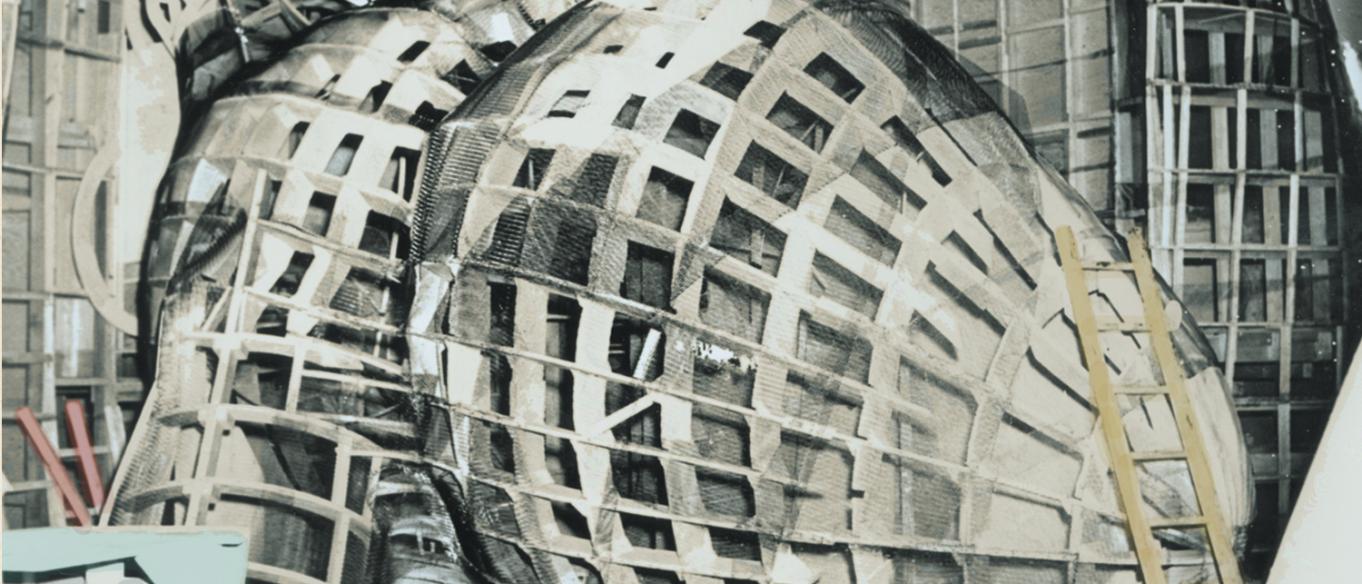 The Giant Heart Campaign - An old photo of the Giant Heart at The Franklin Institute