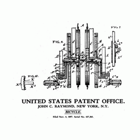 Bicycle Patent Drawings
