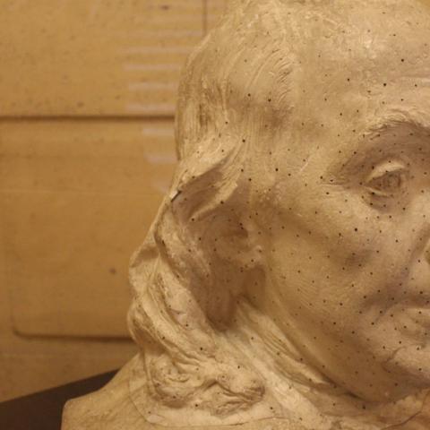 Maquette of the Bust of Franklin