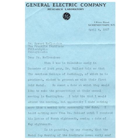 Case Files: William D. Coolidge (Cathode Rays) | The Franklin Institute