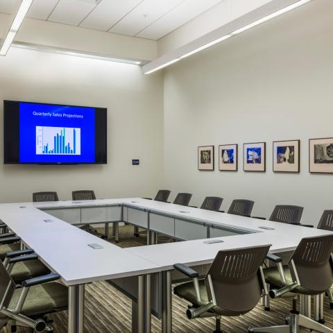 One of the Laureates Conference Center's meeting rooms.