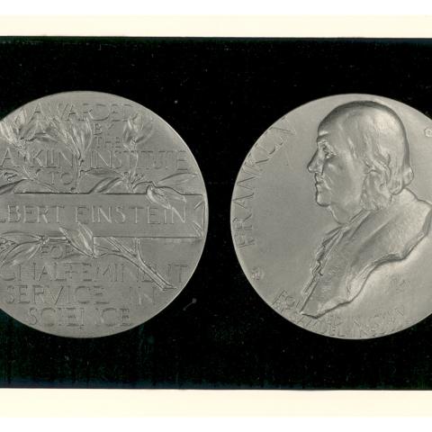 Albert Einstein's Laureate medal.
