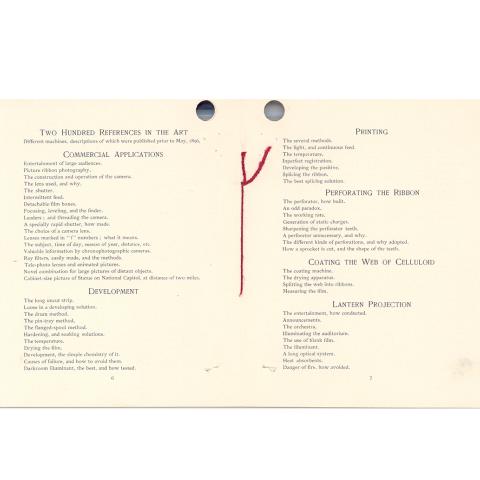 Page 6 and 7 of 11:"Animated Pictures, An Exposition of the Historical Development of Chronophotography, its Present Scientific Applications, and Future Possibilities...," 1898.