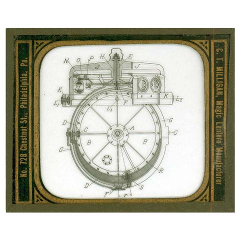 Old photo of the gyro-compass