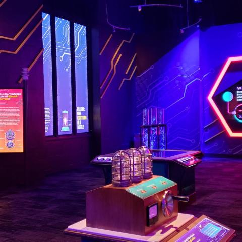 Electricity Exhibit at the Franklin Institute, 2022