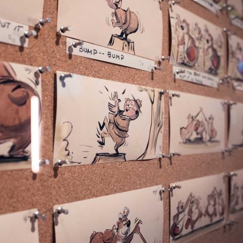 Storyboard in Disney100: The Exhibition