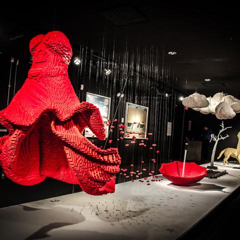 Art of the Brick - The Red Dress